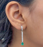 Emerald Diamond Earrings