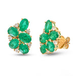 Emerald Diamond Earrings