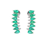Emerald Diamond Earrings