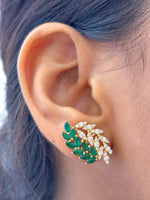 Emerald Diamond Earrings