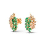 Emerald Diamond Earrings
