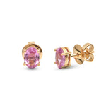 Pink Sapphire Earrings