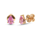 Pink Sapphire Earrings