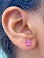 Pink Sapphire Earrings