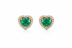 Emerald Diamond Earrings