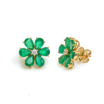 Emerald Diamond Earrings