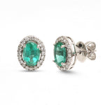 Emerald Diamond Earrings