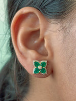 Emerald Diamond Earrings