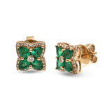 Emerald Diamond Earrings