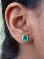 Emerald Diamond Earrings