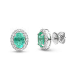 Emerald Diamond Earrings
