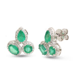 Emerald Diamond Earrings