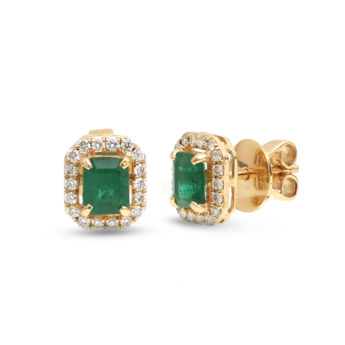 Emerald Diamond Earrings