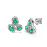 Emerald Diamond Earrings