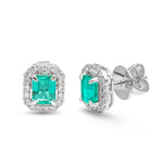 Emerald Diamond Earrings