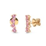 Pink Sapphire Earrings