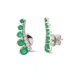 Emerald Diamond Earrings