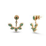 Emerald Diamond Earrings