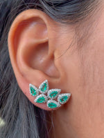 Emerald Diamond Earrings