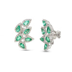Emerald Diamond Earrings