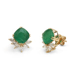 Emerald Diamond Earrings