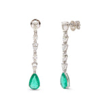 Emerald Diamond Earrings