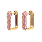 Pink Sapphire Earrings