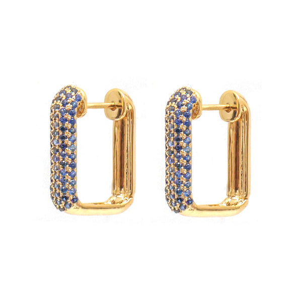 Blue Sapphire Earrings