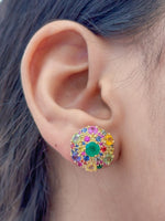 Rainbow Sapphire Earrings