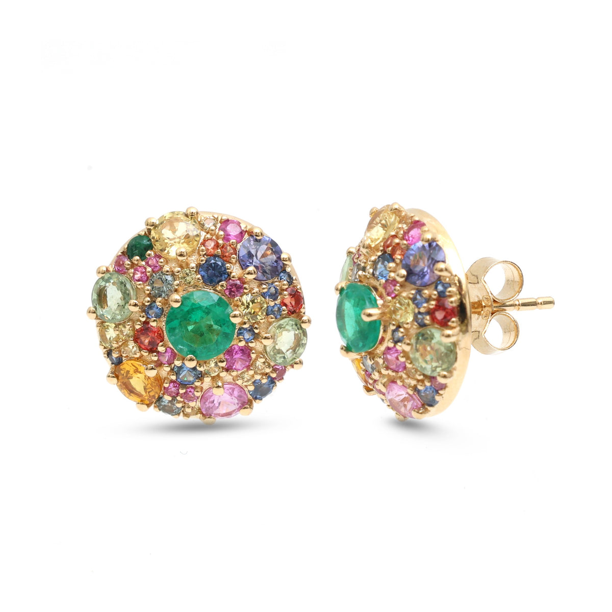 Rainbow Sapphire Earrings