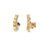 Yellow Diamond Diamond Earrings
