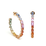 Rainbow Sapphire Earrings