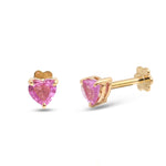 Pink Sapphire Earrings