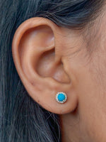 Turquoise Diamond Earrings