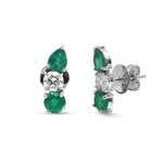 Emerald Diamond Earrings