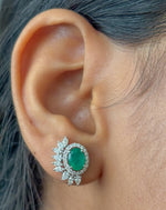 Emerald Diamond Earrings