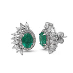 Emerald Diamond Earrings