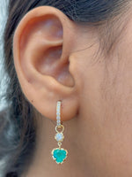 Emerald Diamond Earrings