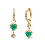 Emerald Diamond Earrings