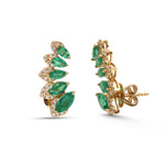 Emerald Diamond Earrings