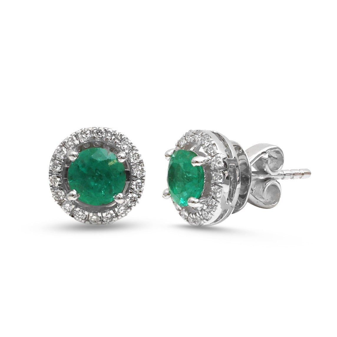 Emerald Diamond Earrings
