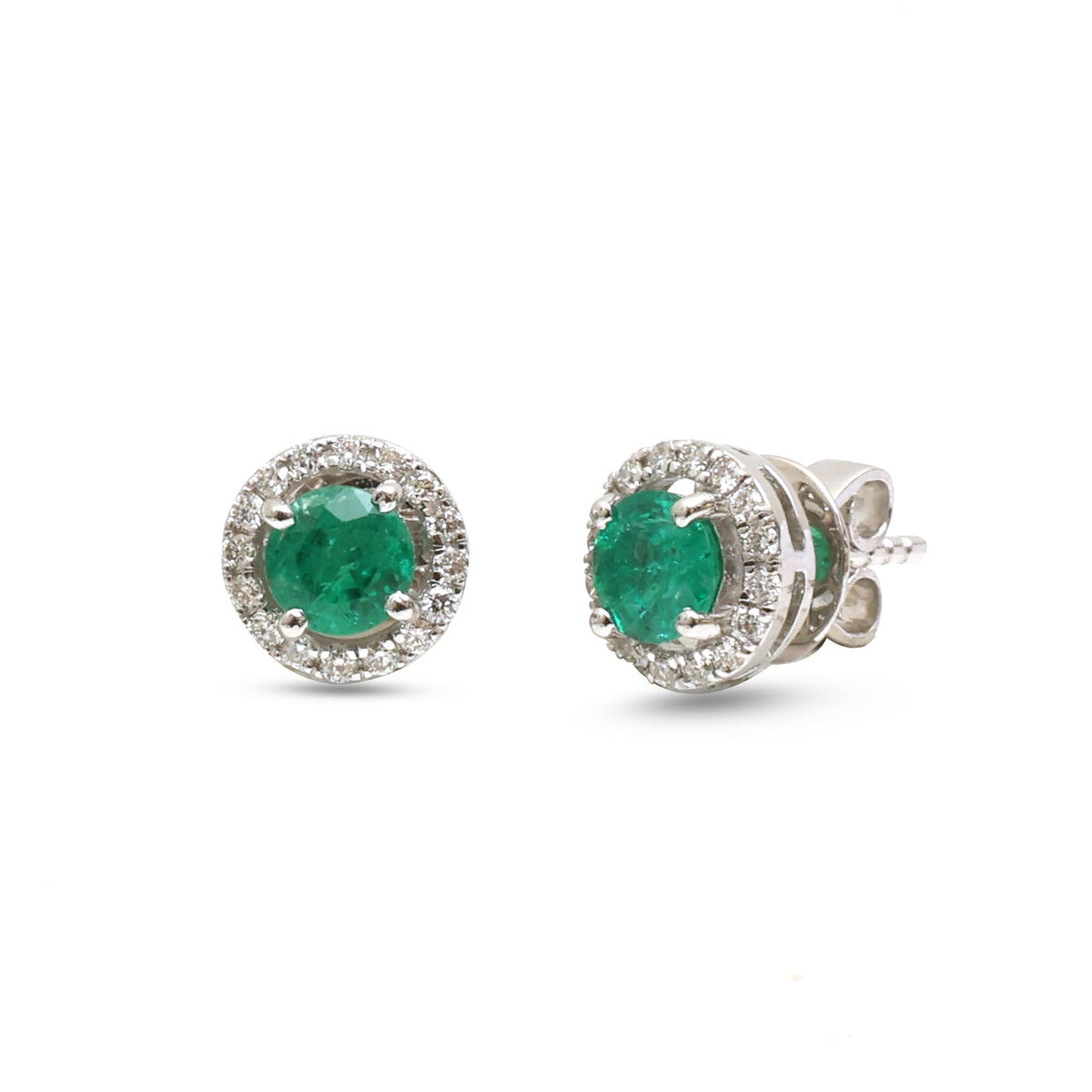 Emerald Diamond Earrings