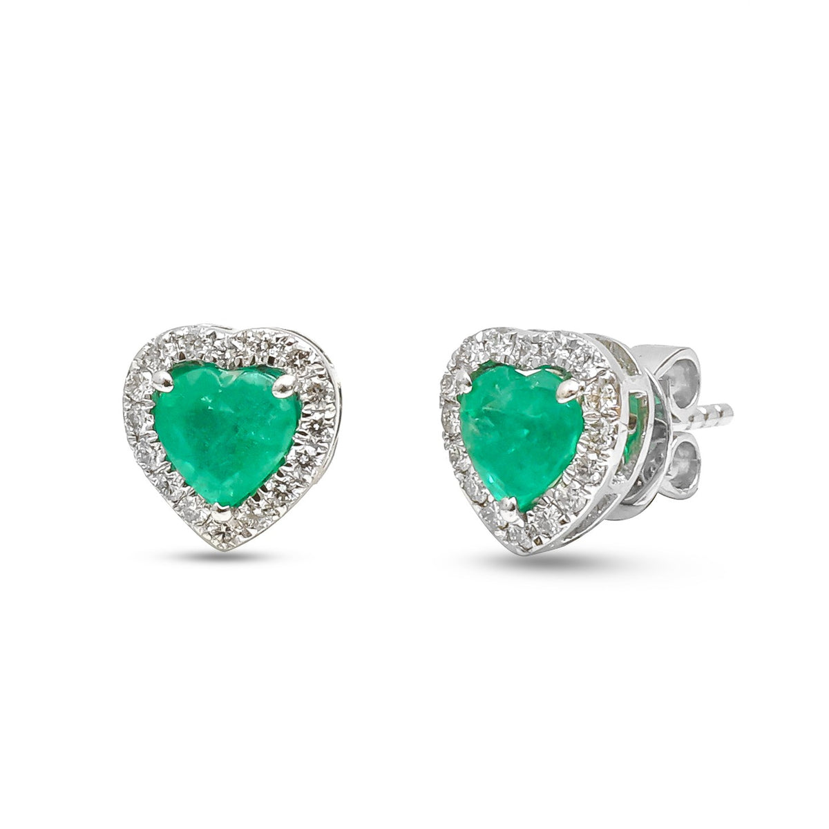 Emerald Diamond Earrings