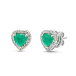 Emerald Diamond Earrings
