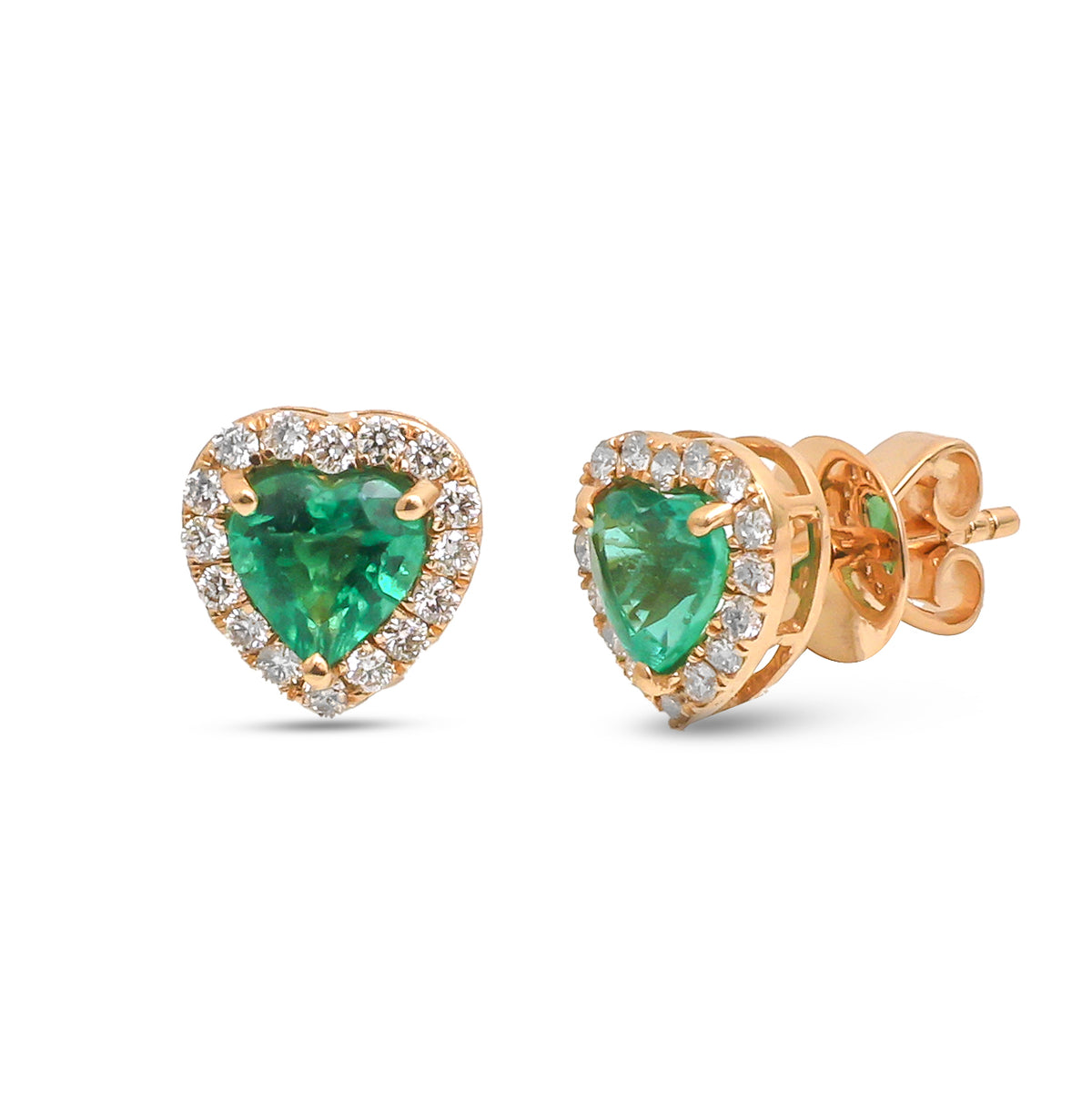 Emerald Diamond Earrings