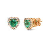 Emerald Diamond Earrings