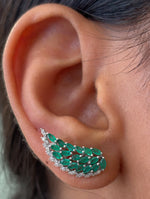 Emerald Diamond Earrings