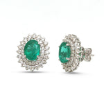 Emerald Diamond Earrings