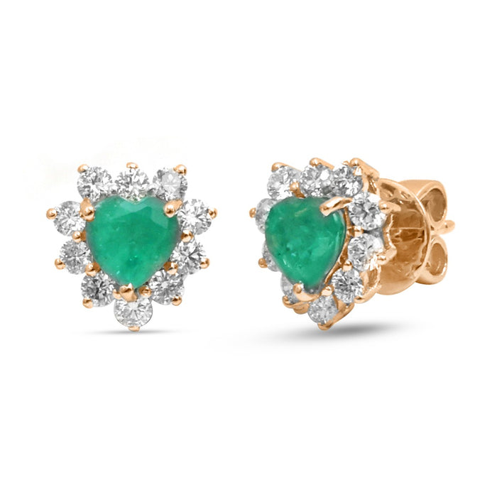 Emerald Diamond Earrings