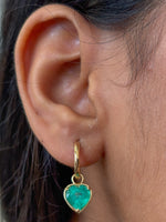 Aquamarine Diamond Earrings